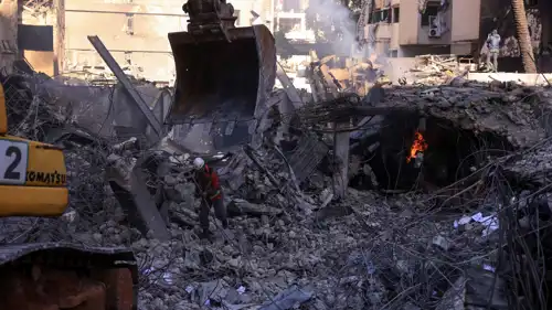 أضرار خلفها القصف الإسرائيلي على بيروت