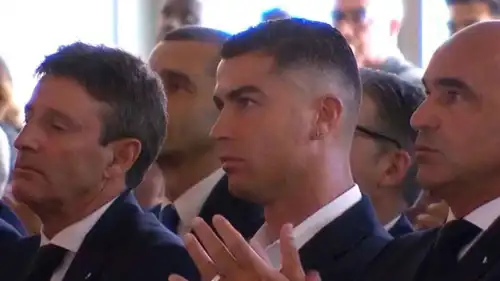 كريستيانو رونالدو في حفل تكريم اسم جوتا