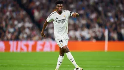 تشواميني في مباراة ريال مدريد وميلان