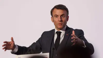 الرئيس الفرنسي إيمانويل ماكرون