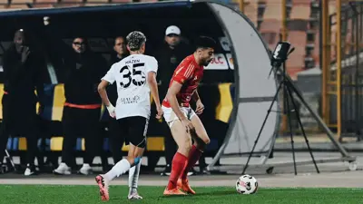 أكرم توفيق في مباراة الأهلي والجونة