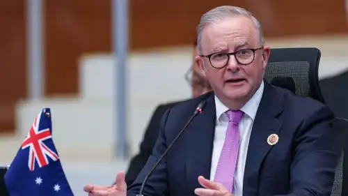 رئيس الوزراء الأسترالي أنتوني ألبانيزي