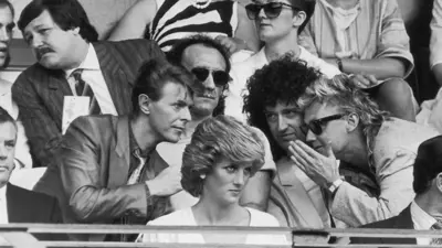  لقاء الأميرة ديانا وبوي في حفل خيري عام 1985