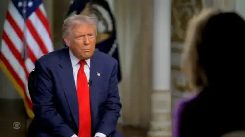 ترامب خلال المقابلة