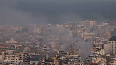 من آثار الغارات الإسرائيلية على بيروت