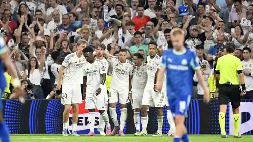 من مباراة ريال مدريد ومارسيليا