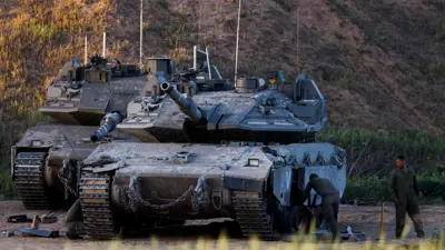 قوات إسرائيلية على حدود قطاع غزة