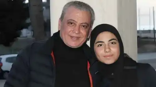 الفنان اللبناني علي يونس وابنته