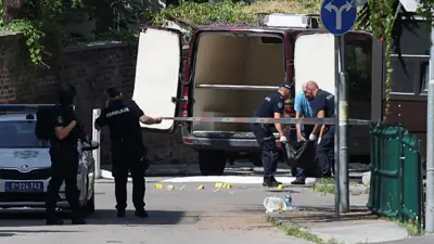 قوات من الشرطة الصربية