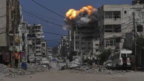 قصف إسرائيلي على غزة