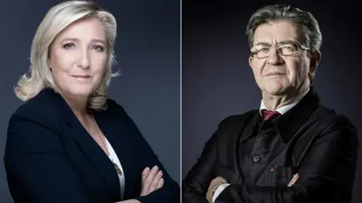 جان لوك ميلانشون ومارين لوبان