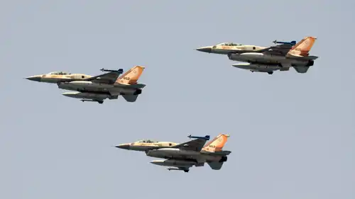 مقاتلات إسرائيلية F-16
