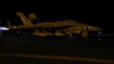 طائرات أمريكية تقلع لقصف الحوثيين