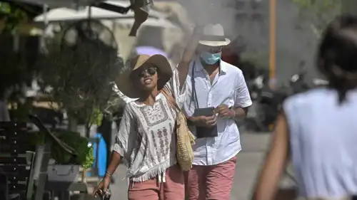 موجة حر في اليونان