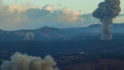 قصف إسرائيلي على جنوب لبنان 