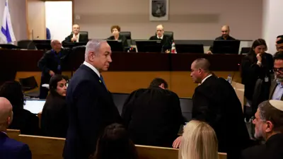 نتنياهو في المحكمة