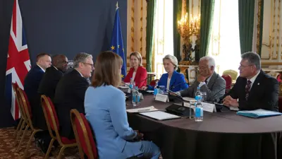 اجتماع بين بريطانيا والاتحاد الأوروبي في لندن