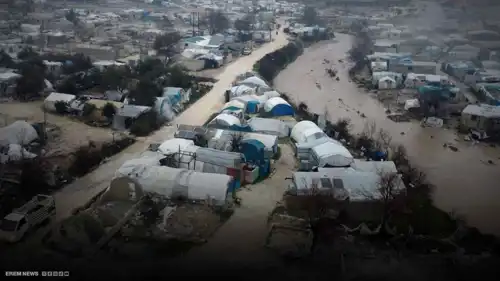 سوريا.. سيول مفاجئة تضرب إدلب واللاذقية