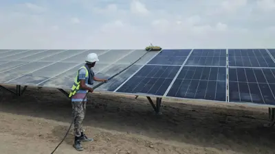 مشروع للطاقة الشمسية في عدن