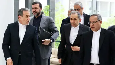 الوفد الإيراني خلال إحدى جولات المفاوضات