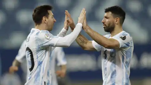 ليونيل ميسي وأغويرو