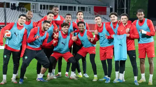 لاعبو منتخب المغرب