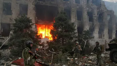 قصف روسي سابق على أوكرانيا