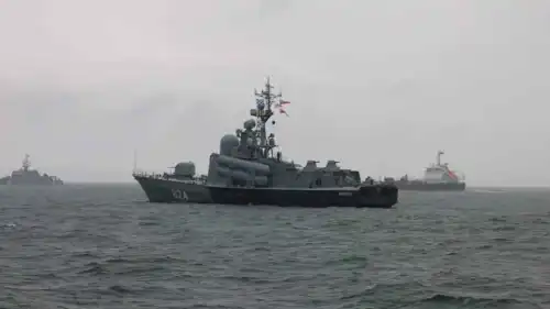 سفينة حربية روسية