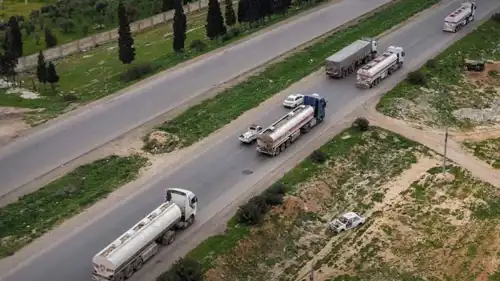 قوافل النفط العراقي إلى سوريا