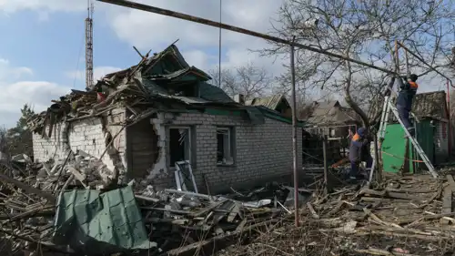 ضربة روسية سابقة لخط أوكراني للغاز