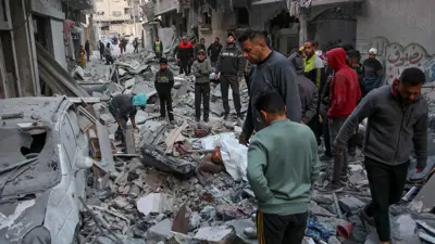 آثار الدمار في غزة