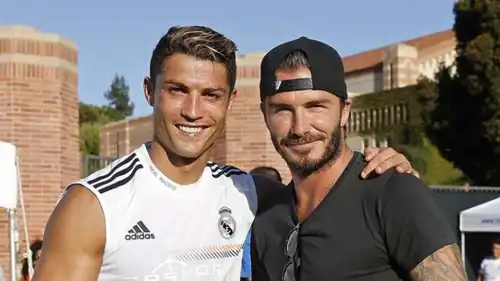 كريستيانو رونالدو وديفيد بيكهام