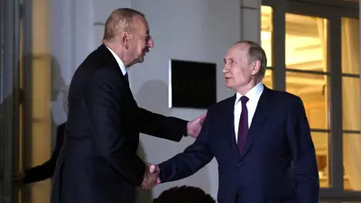 بوتين يلتقي الرئيس الأذري