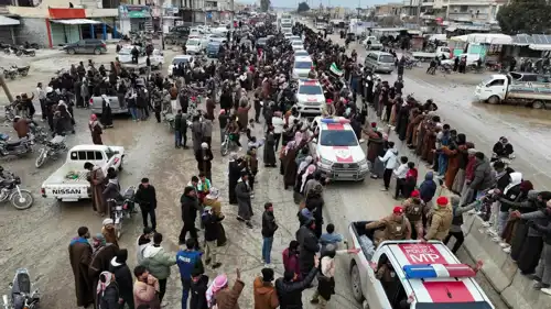 عناصر من الجيش السوري في منطقة المسكنة