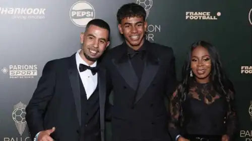 لامين يامال ووالديه