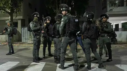 عناصر من قوات الشرطة الإسرائيلية 