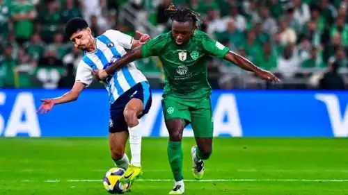 مباراة الأهلي السعودي وبيراميدز المصري