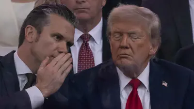 دونالد ترامب ووزير دفاعه بيت هيغسيث