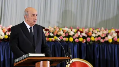 الرئيس الجزائري عبد المجيد تبون