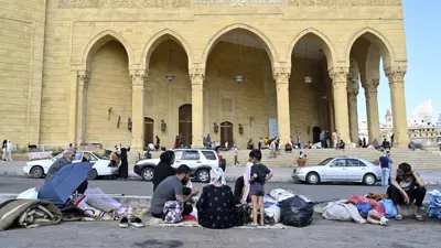 نازحون لبنانيون