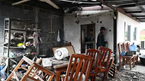 قصف كمبودي سابق 