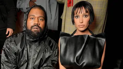 كانييه ويست وزوجته بيانكا سينسوري