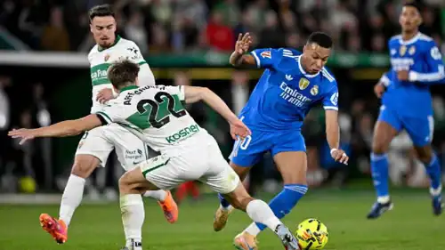 مباراة إلتشي وريال مدريد في الدوري الإسباني