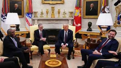  كير ستارمر ودونالد ترامب