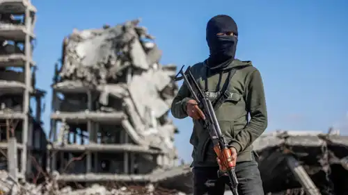 أحد عناصر حركة حماس الفلسطينية