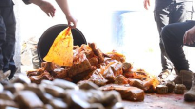 شحنة المخدرات المضبوطة في سوريا