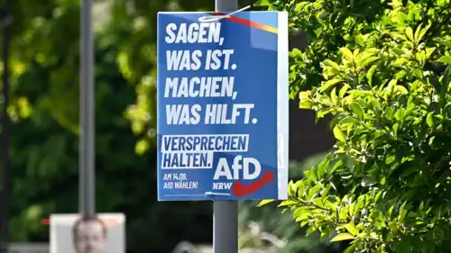 لافتة تروج لحزب البديل من أجل ألمانيا