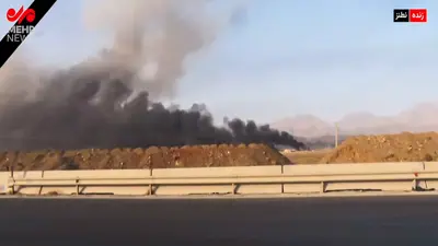 تصاعد دخان إثر انفجارات في نطنز 