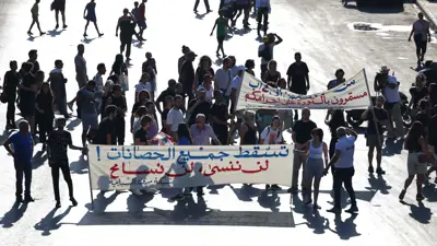 لبنانيون في ذكرى الانفجار