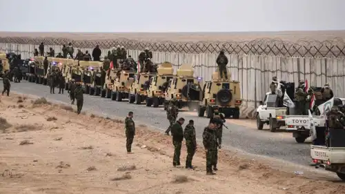 قوات للحشد الشعبي العراقي على حدود سوريا